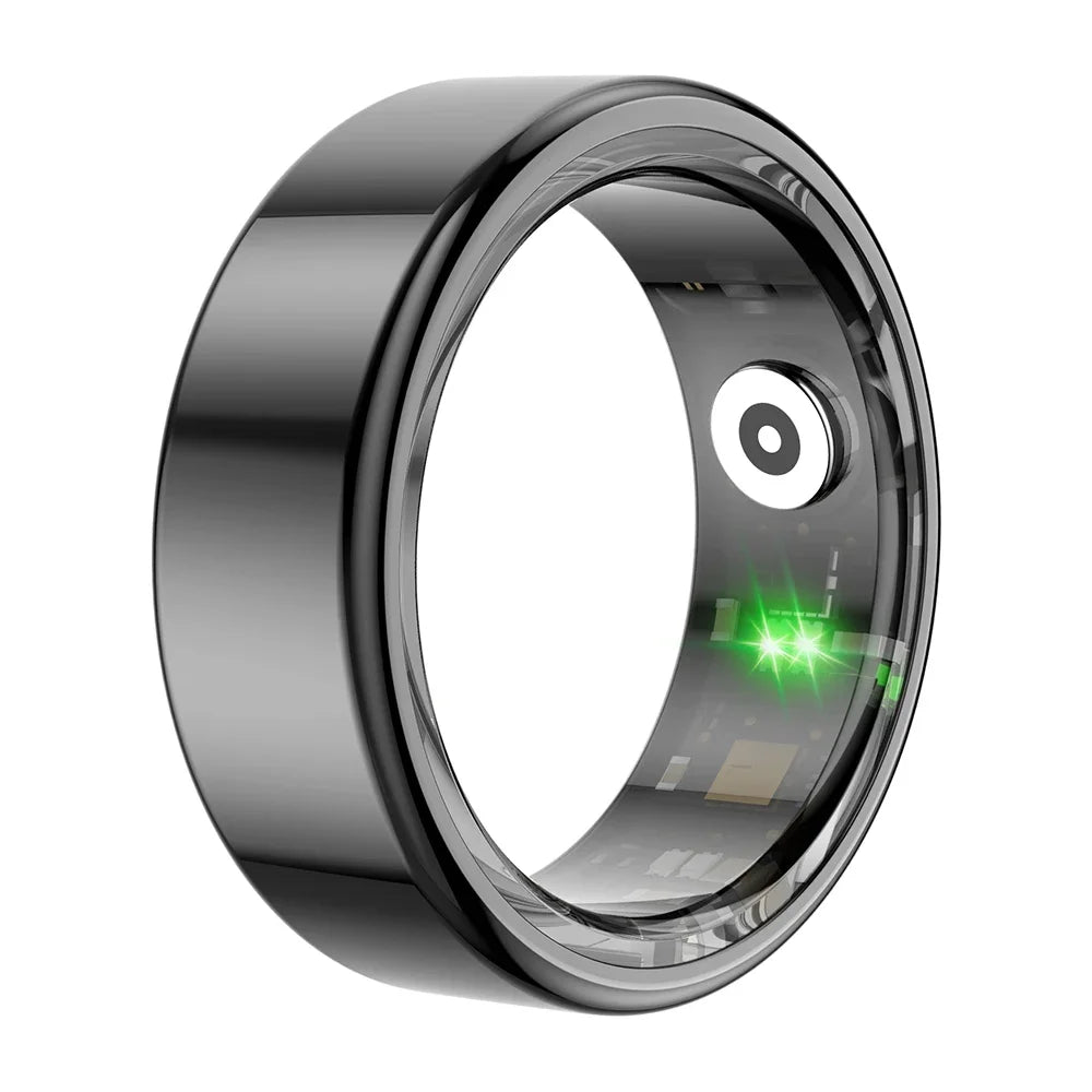 2024 New R02 Smart Ring Military Grade Titanium Steel Shell Health Monitoring IP68 Waterproof Multi-sport Modes Android IOS